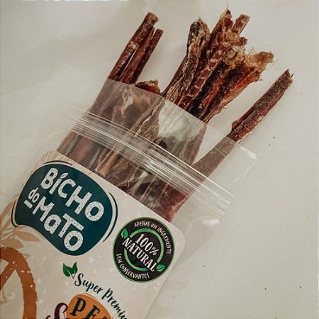 Mix de Vergalho Suíno e Ovino Desidratado Mordedor Natural para Cães - 50g Bicho do Mato 100% Natural