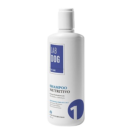 Shampoo Nutritivo Lab Dog 240ml Allerless Seguro Para Peles Sensíveis Cães