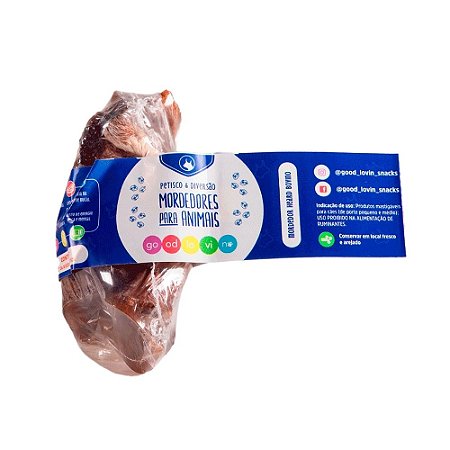 Ouvido Bovino Mordedor 100% Natural Para Cães 2 unidades GoodLovin
