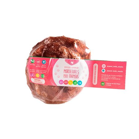 Bexiga Bovina Mordedor 100% Natural Para Cães 3 Unidades GoodLovin
