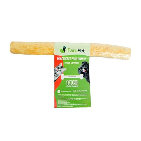 Roll de Colágeno Com Cobertura de Frango Mordedor Natural Para Cães 1 Unidade Faro Pet