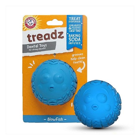 Brinquedo Mordedor Arm & Hammer Super Treadz Peixe Para Cães Dental Toys