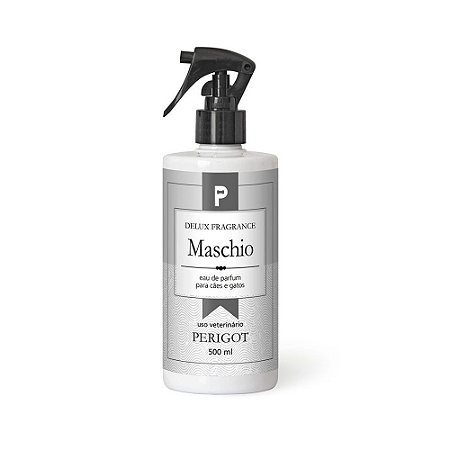 Perfume Delux Maschio 500ml Perigot Para Cães e Gatos Banho e Tosa