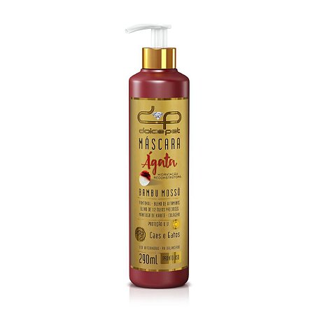 Mascara Hidratação Reconstrutora Bambu Mosso Dolce Pet - 290 ml