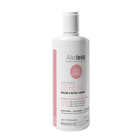 Loção Calmante Sereno Para Cães e Gatos Allerless - 140ml