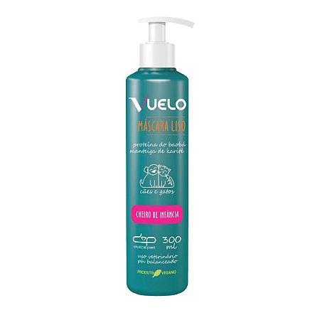 Máscara Liso Cheiro de Infancia Vuelo Dolce Pet Cães e Gatos - 300 ml