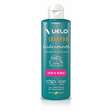 Shampoo Hidratante Cheiro de Infancia Vuelo Dolce Pet Cães e Gatos - 500 ml