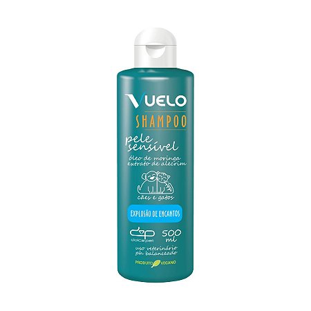 Shampoo Pele Sensível Explosão de Encantos Vuelo Dolce Pet Cães e Gatos - 500 ml