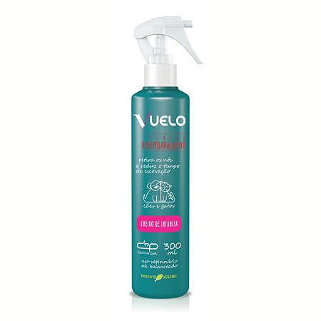 Fluido Desembaraçador Cheiro de Infancia Vuelo Dolce Pet Cães e Gatos - 300 ml