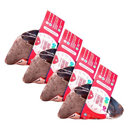 Kit 04 Cascos Bovino Mordedor Natural para Cães