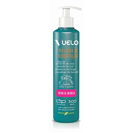 Máscara Hidratação Cheiro de Infancia Vuelo Dolce Pet Cães e Gatos - 300 ml