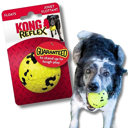 Kong Reflex Bola Resistente Para Cães Tamanho G