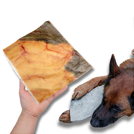 Luv Mat Pele Bovina Mordedor 100% Natural Para Caes 1 Unidade
