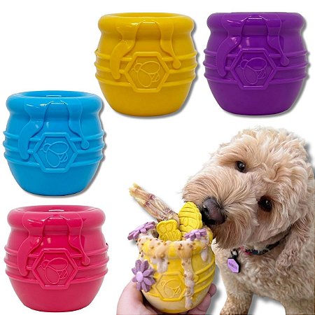 SodaPup Brinquedo Recheável Dispenser Para Cães Honey Pot Cor