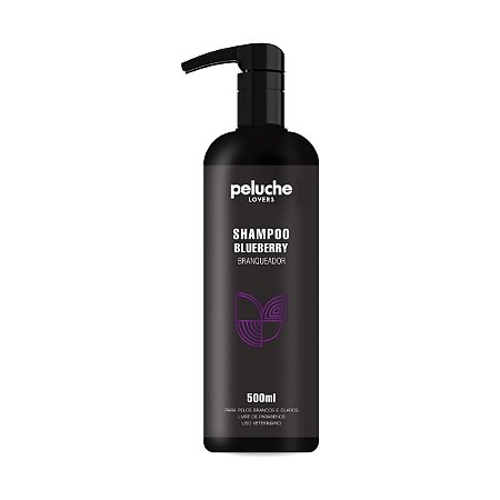 Shampoo Blueberry Branqueador Para Cães 500ml Peluche