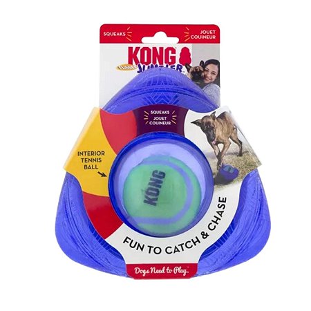Kong Jumbler Flinger Brinquedo Interativo Para Cães Tamanho M/G