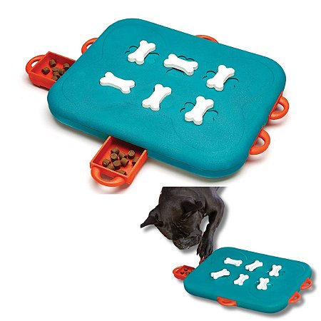 Brinquedo Interativo Para Cães Tabuleiro Dog Casino Nina Ottosson Nivel 3 Outward Hound