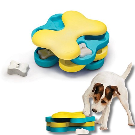 Nina Ottosson Brinquedo Interativo Para Cães Tabuleiro Dog Tornado Nivel 2 Outward Hound