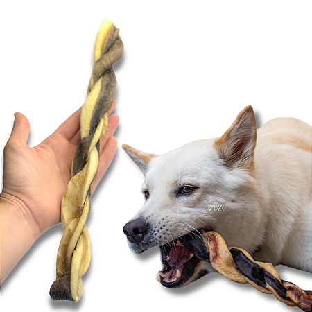 Pele de Búfalo Sticko Mordedor 100% Natural Para Cães 1 Unidade Luv