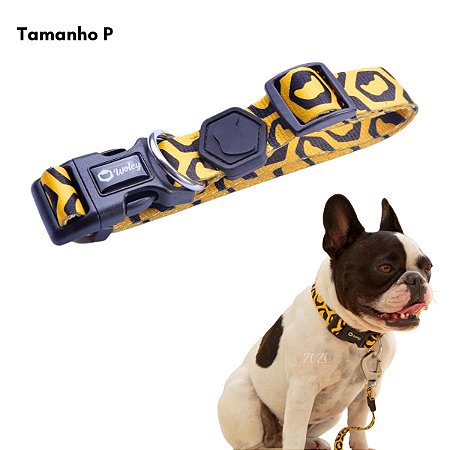 Coleira Para Cães e Gatos Tamanho P Woley Lovers Resistente