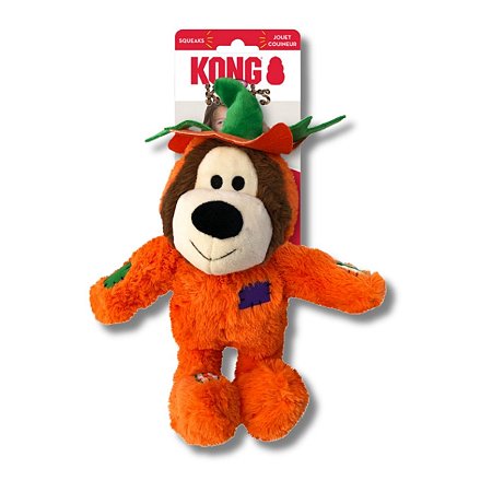 Kong Halloween Pelúcia Para Cães Wild Knots Urso Abóbora M/G