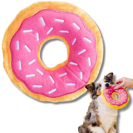 ZippyPaws Pelúcia Para Cães Donuts Morango Tamanho Jumbo