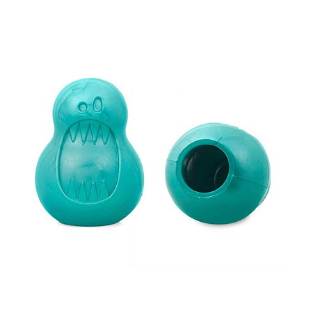 Monstrinho Pet Games Brinquedo Mordedor Recheável Para Cães Tamanho P Verde