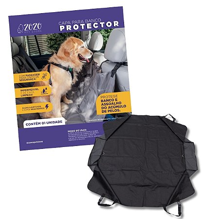 Capa Protetora Impermeável Para Banco de Carro Pet Cães Gatos Zozo Pet Store