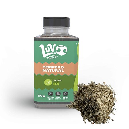 Tempero de Rã Saborizante Aditivo Palatabilizante Cães e Gatos Natural Luv
