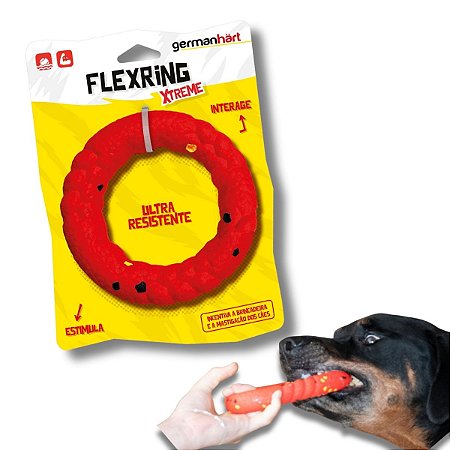 Anel Extra Forte Brinquedo Para Cães Resistente Germanhart