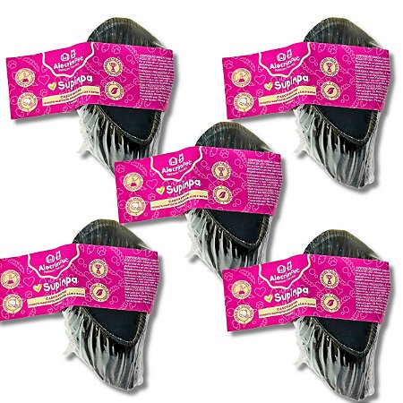 Kit 5 Casco Bovino Mordedor 100% Natural Para Caes Supimpa AlecrimPet