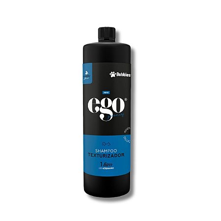 Shampoo Pet Texturizador Ego 1L 1:4 Cães e Gatos Banho e Tosa Bubbles