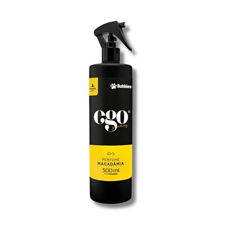 Perfume Pet Macadâmia Ego 500ml Cães e Gatos Banho e Tosa Bubbles