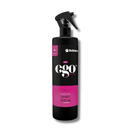 Perfume Pet Candy Ego 500ml Cães e Gatos Banho e Tosa Bubbles