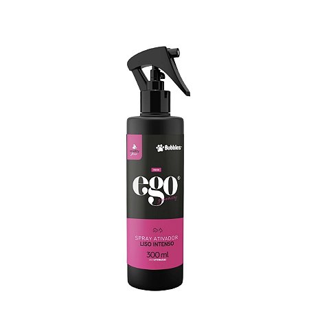 Ativador Liso Intenso Pet Ego Spray 300ml Cães e Gatos Banho e Tosa Bubbles