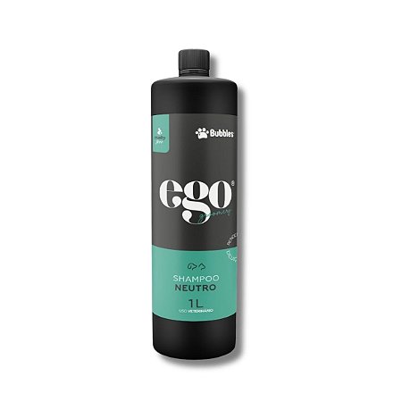 Shampoo Pet Neutro Ego 1L 1:10 Cães e Gatos Banho e Tosa Bubbles