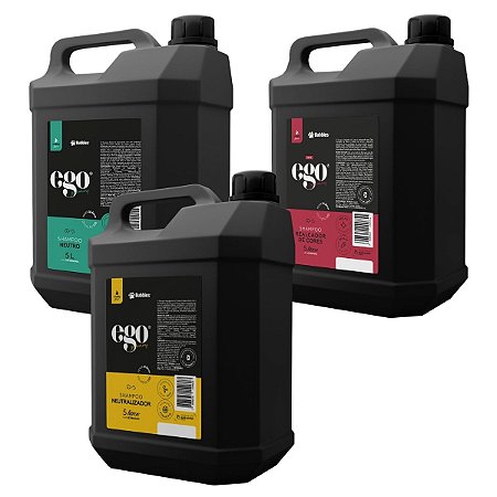 Kit Shampoo Neutralizador Neutro e Realçador de Cores 5L Para Cães Banho e Tosa Bubbles