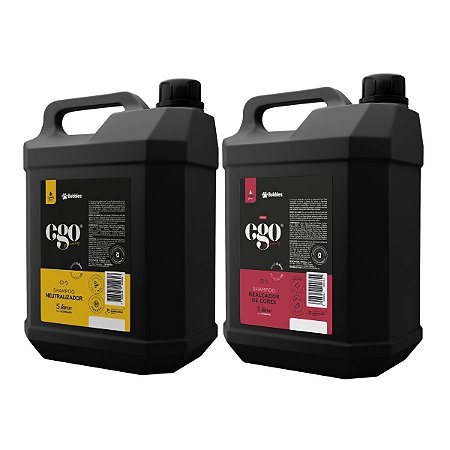 Kit Shampoo Neutralizador e Realçador de Cores 5L Para Cães Banho e Tosa Bubbles