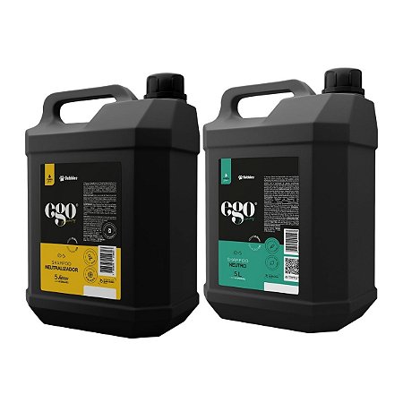 Kit Shampoo Neutralizador de Odores e Neutro 5L Para Cães Banho e Tosa Bubbles