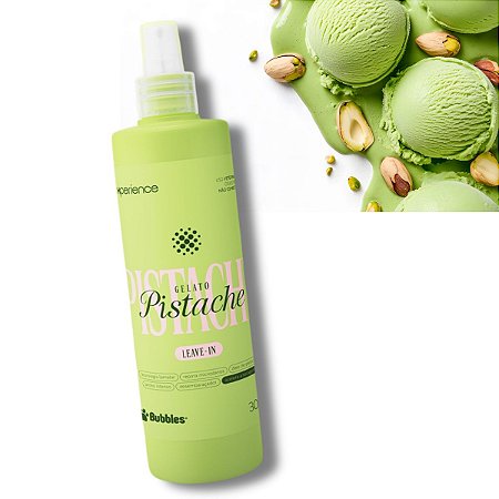Leave In Pet Gelato de Pistache Para Cães Banho e Tosa 300ml Bubbles
