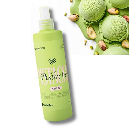 Perfume Pet Gelato de Pistache Para Cães Banho e Tosa 300ml Bubbles