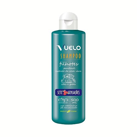 Shampoo Filhotes Sete Sensações Vuelo Dolce Pet Cães e Gatos 500 ml
