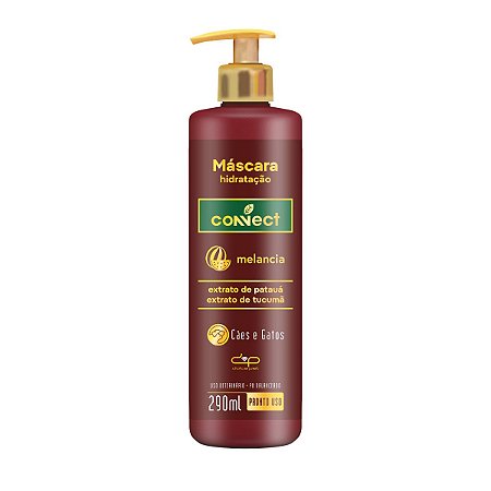Connect Máscara Hidratação Melancia Cães e Gatos Dolce Pet 290ml