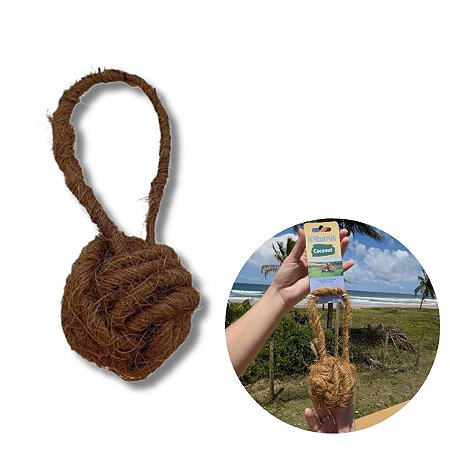 Brinquedo Sustentável Fibra de Coco Para Cães Coconut Loop Amicus