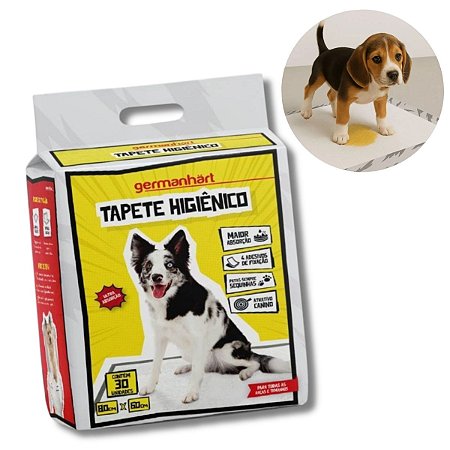 Tapete Higiênico Para Cães Com Atrativo Canino Germanhart 30 Un