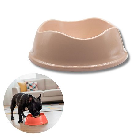Comedouro Para Cães e Gatos Stark Bowl 550ml Rosê