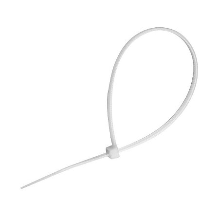 ABRACADEIRA NYLON BRANCA 3,6x200 PCT C/ 100 (1) 1314