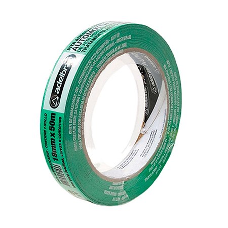 FITA CREPE VERDE AUTOMOTIVA 18mmX50m (6 N)
