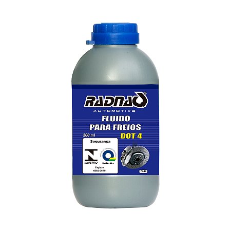FLUIDO PARA FREIO DOT 4 RADNAQ 200ML (24)