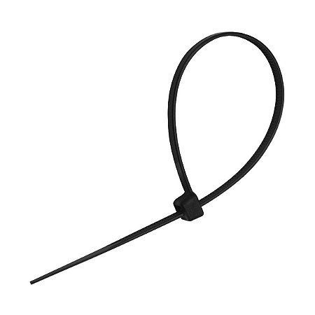 ABRACADEIRA NYLON PRETA 2,5x200 PCT C/ 100 (1) 1323